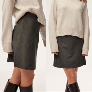Aritzia T. Babaton Dark Grey Size 8 Midi skirt